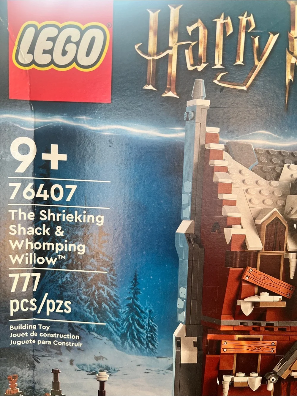 Lego Harry Potter Shrinking Shack & Whomping Willow - Brown & White & Blue